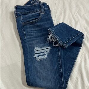 American Eagle Outfitters Distressed Denim Skinny Jeans